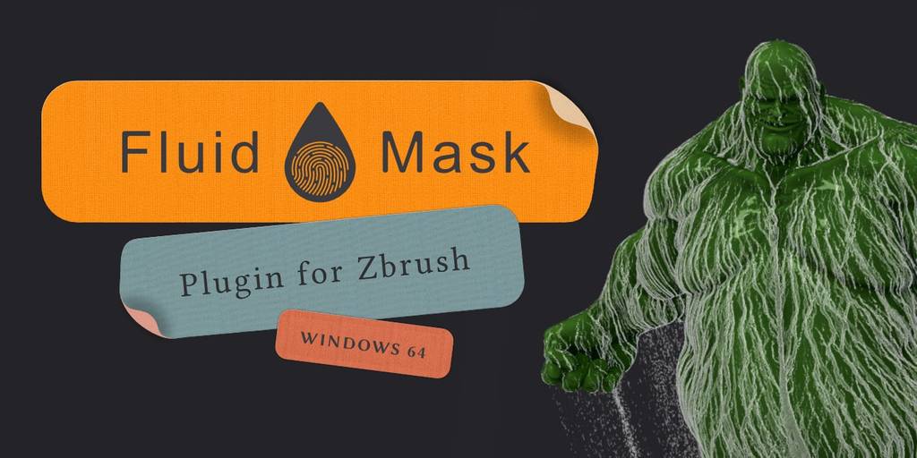 【Zbrush】流体遮罩 Fluid Mask缩略图