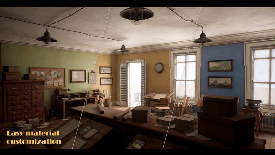 1940年代废弃的办公室(模块化)1940’s Abandoned Office (Modular)插图 1940年代废弃的办公室(模块化)1940’s Abandoned Office (Modular)