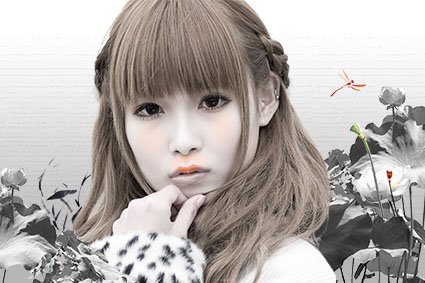 PS快速六步制作水墨风格照缩略图