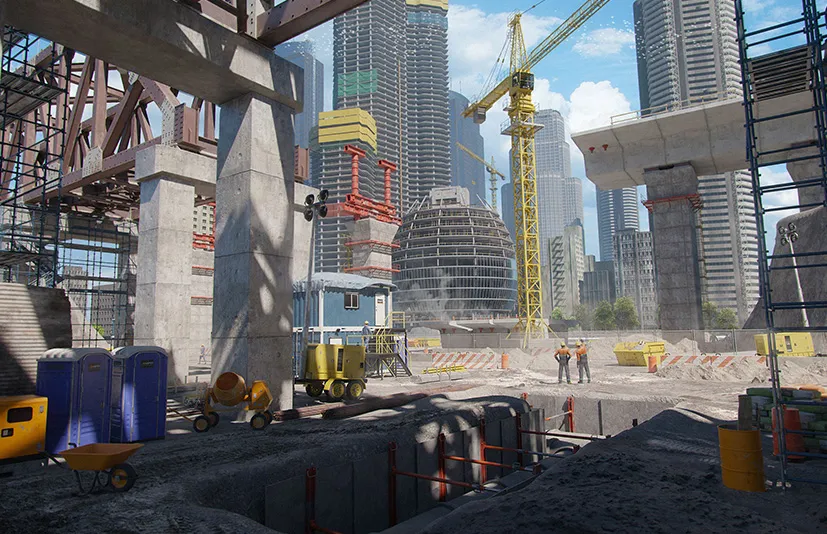 建筑区施工工地 – Construction Zone插图 建筑区施工工地 – Construction Zone