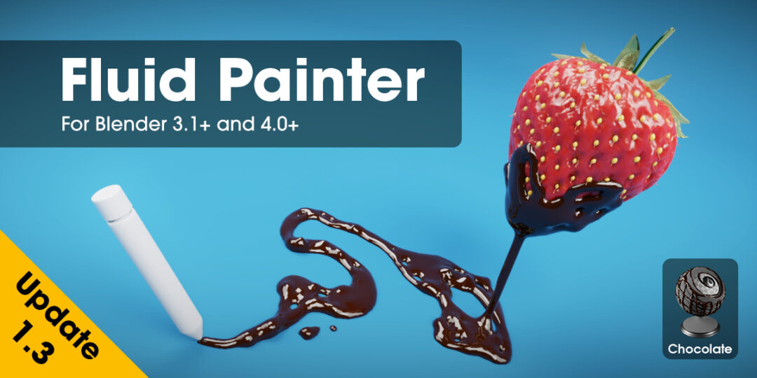 Blender流体笔刷插件 Fluid Painter v1.3.20插图 Blender流体笔刷插件 Fluid Painter v1.3.20