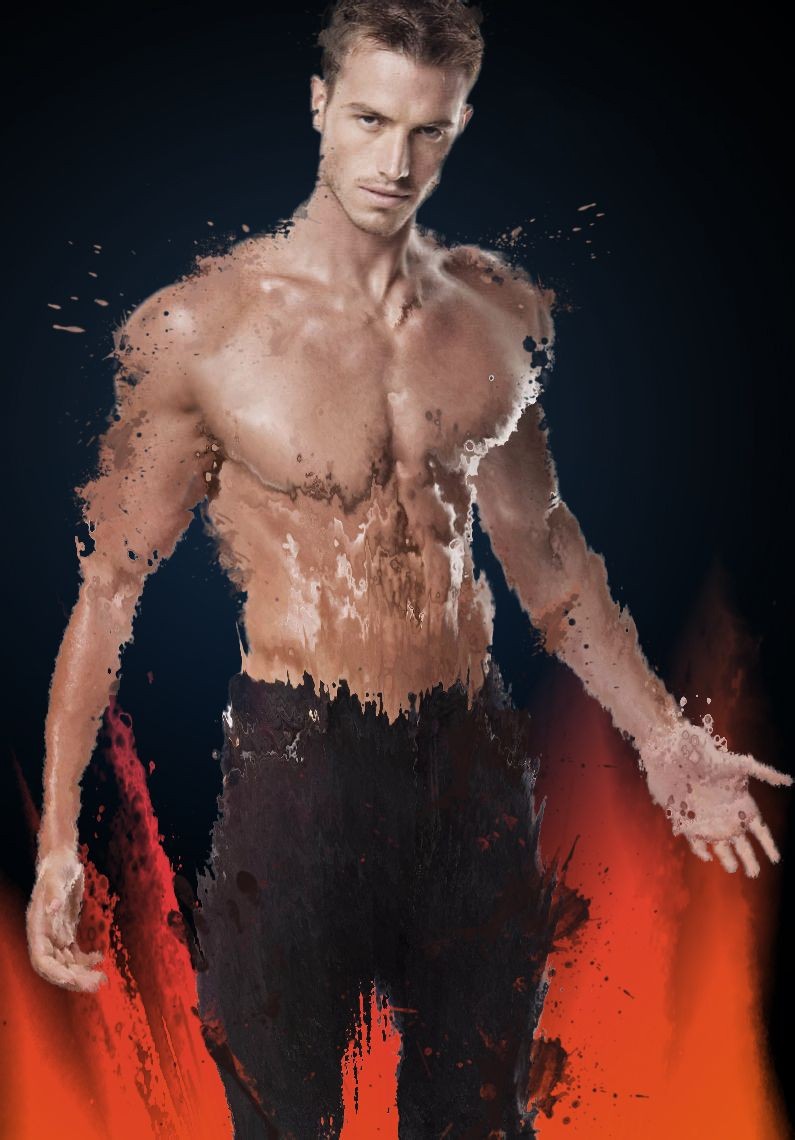 PS打造喷溅肌肉男艺术特效缩略图