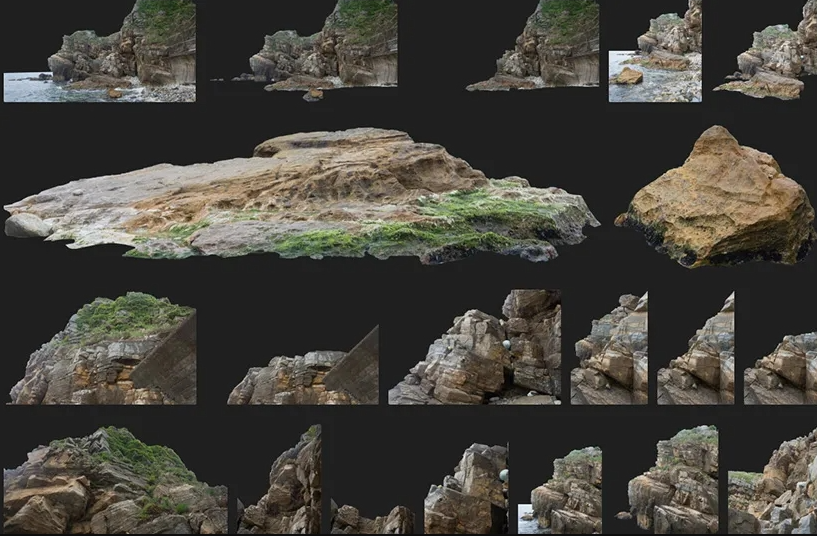 岩石悬崖 – Cutout Rocks Cliffs插图 岩石悬崖 – Cutout Rocks Cliffs