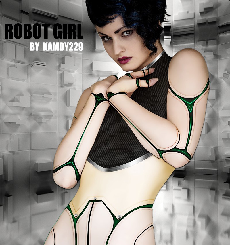 PS制作机器人女友缩略图