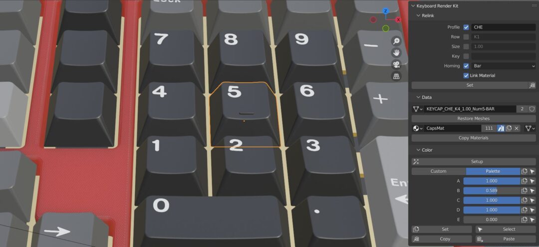 Blender键盘模型预设渲染工具包 – Keyboard Render Kit 2.11插图2 Blender键盘模型预设渲染工具包 – Keyboard Render Kit 2.11
