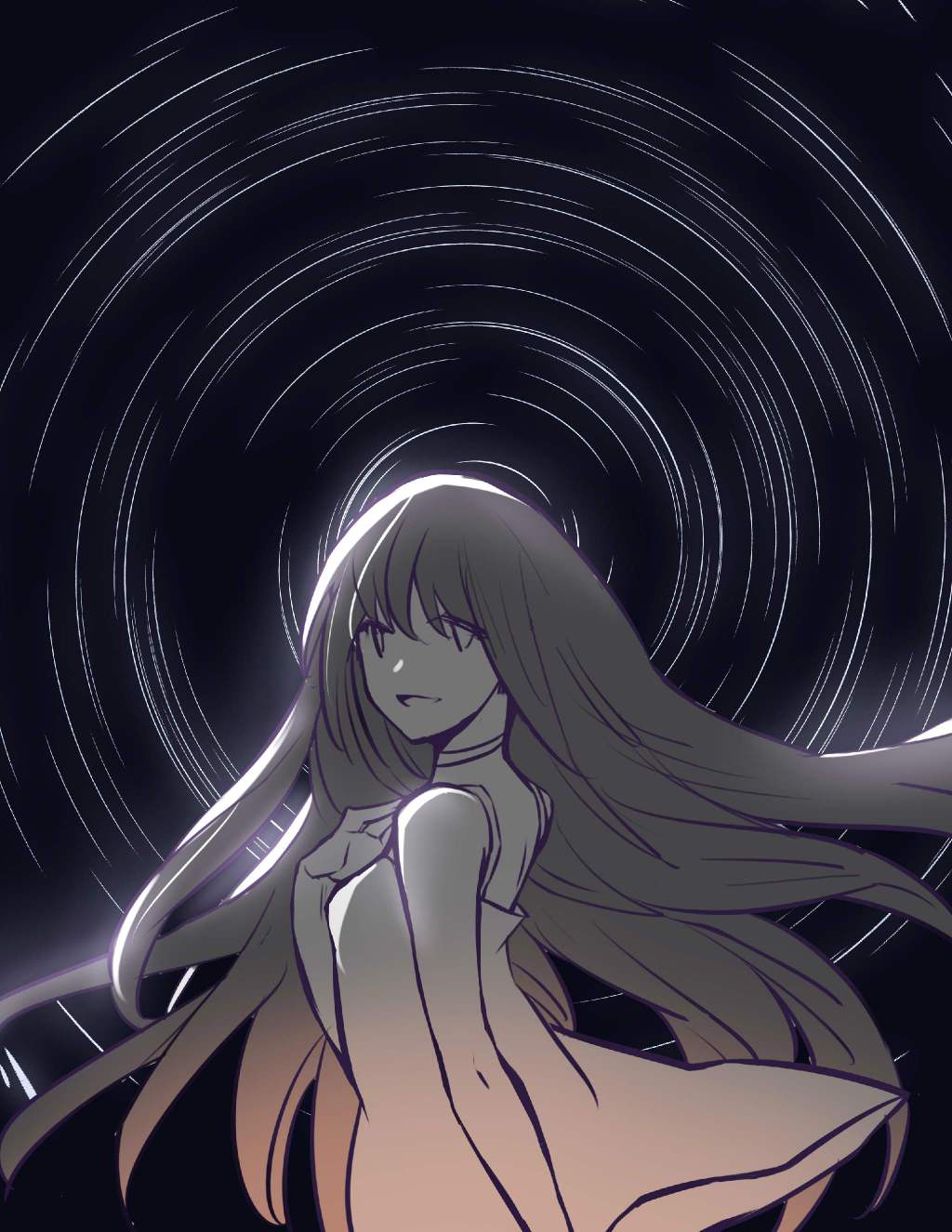 用PS手绘+滤镜制作星轨素材缩略图