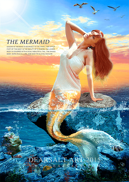 用PS合成美美哒出水美人鱼缩略图