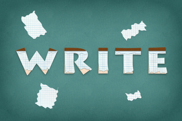 PS快速打造纸边撕裂的网格本字效缩略图