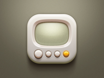 教你用PS绘制一个复古风格的旧电视图标缩略图