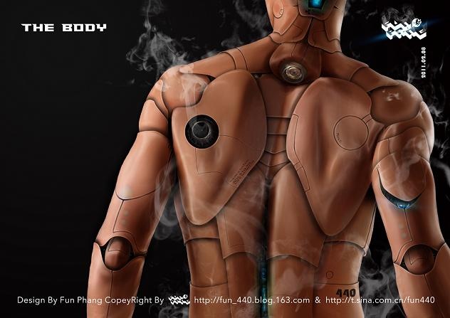 用PS把人物转换成多模块构造机器人缩略图