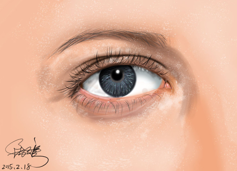 PS绘制一只逼真的眼睛缩略图