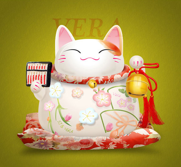 PS快速制作一只胖胖且萌萌哒招财猫缩略图