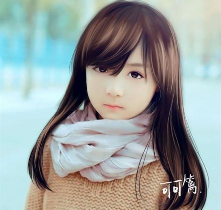 SAI结合PS将可爱的小女孩转手绘缩略图