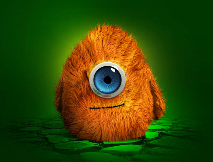 PS教你如何绘制一只可爱的独眼怪缩略图