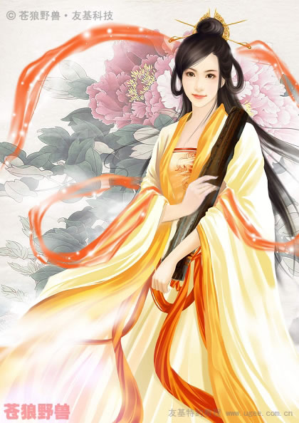 PS绘制气质古典美女缩略图