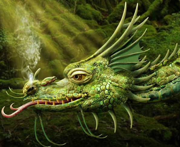PS合成一条逼真的绿龙缩略图