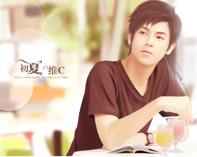 PS教你绘制花美男小鲜肉缩略图