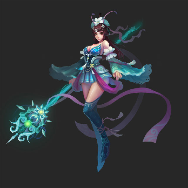 CG绘画《荷花仙子》主要过程讲解缩略图