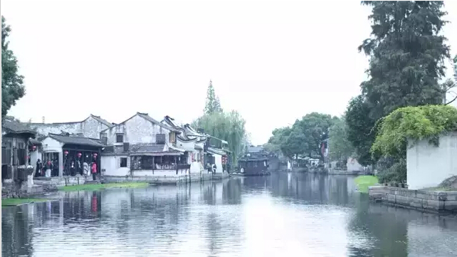 PS将水乡照片快速变成江南水墨风缩略图