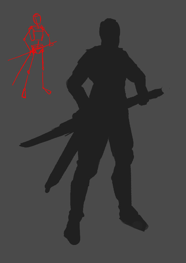 男性剑士个人创造思路缩略图