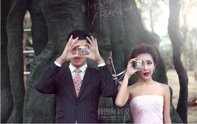 PS调亮严重曝光不足的婚纱照缩略图