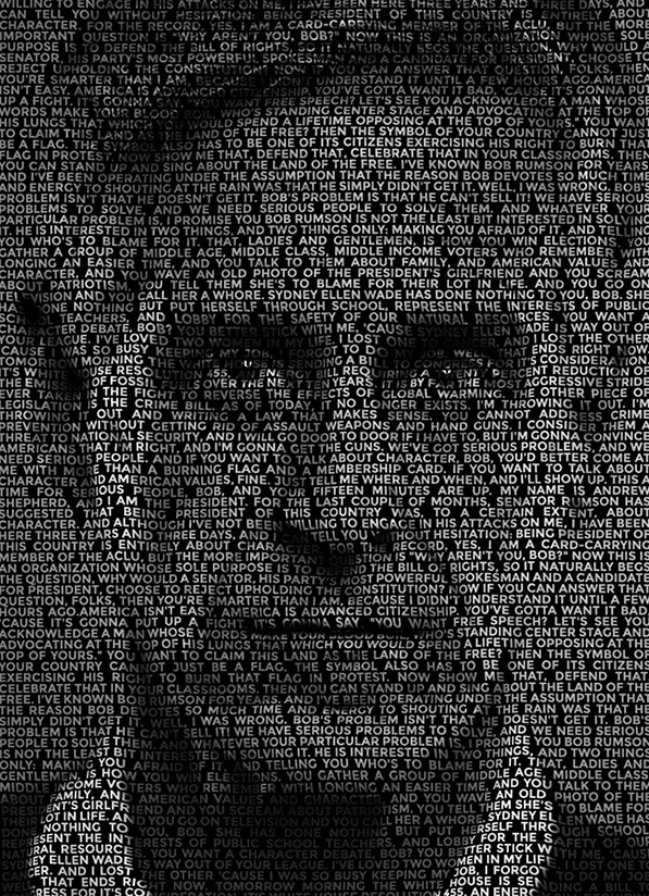 PS制作创意的文字人像缩略图