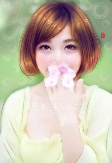 巧用PS制作人物转手绘缩略图