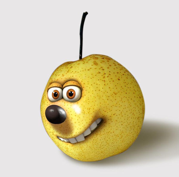 PS简单合成一只可爱的卡通雪梨缩略图