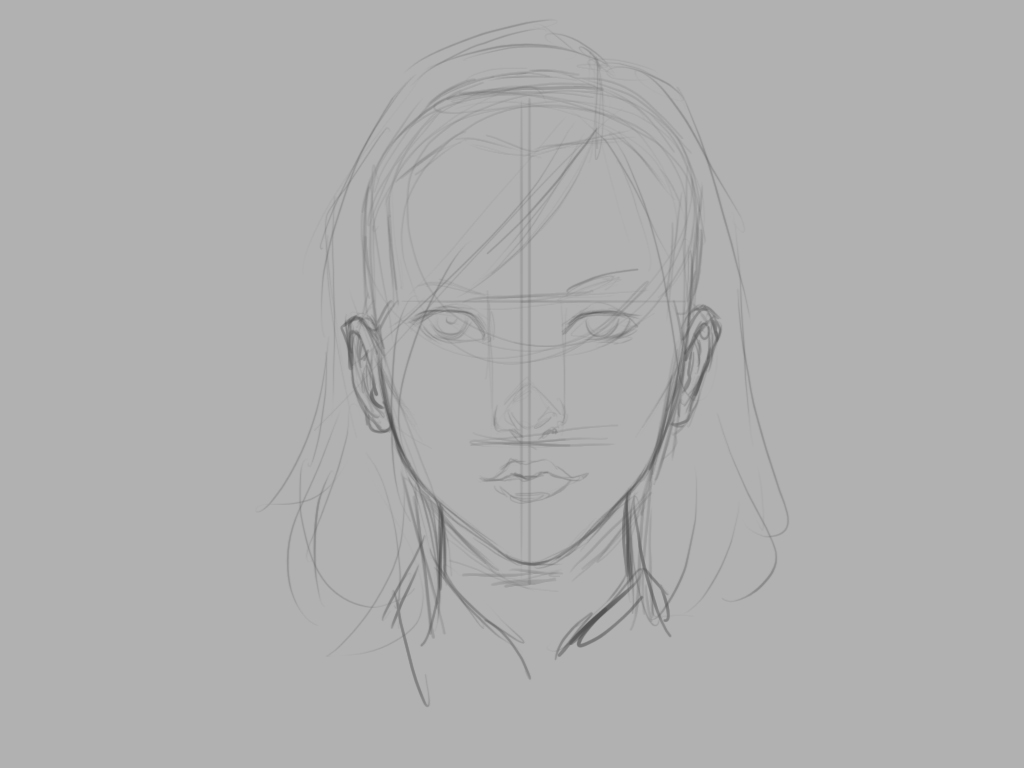 PS手把手教你绘制美女头像缩略图