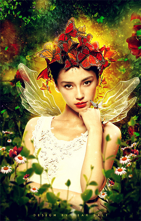 PS合成漂亮的蝴蝶仙子缩略图