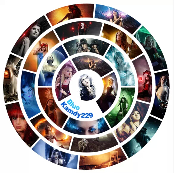 PS打造同心圆扇形拼图缩略图