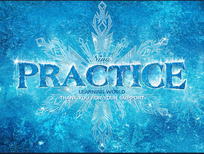 PS制作冰爽的冷冻文字缩略图