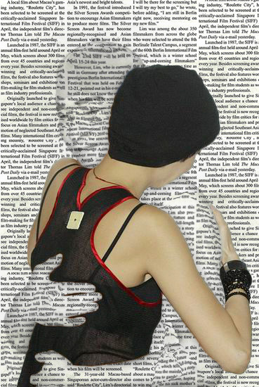 PS合成创意的凸出文字人像缩略图