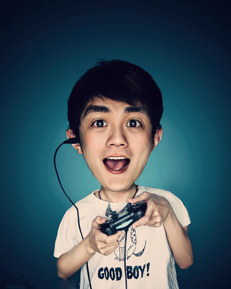 PS制作夸张的Q版大头人物缩略图