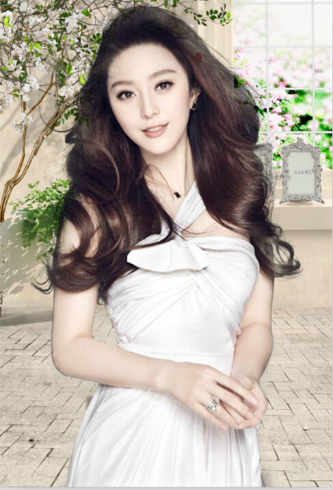 PS利用滤镜快速抠取范冰冰人像缩略图