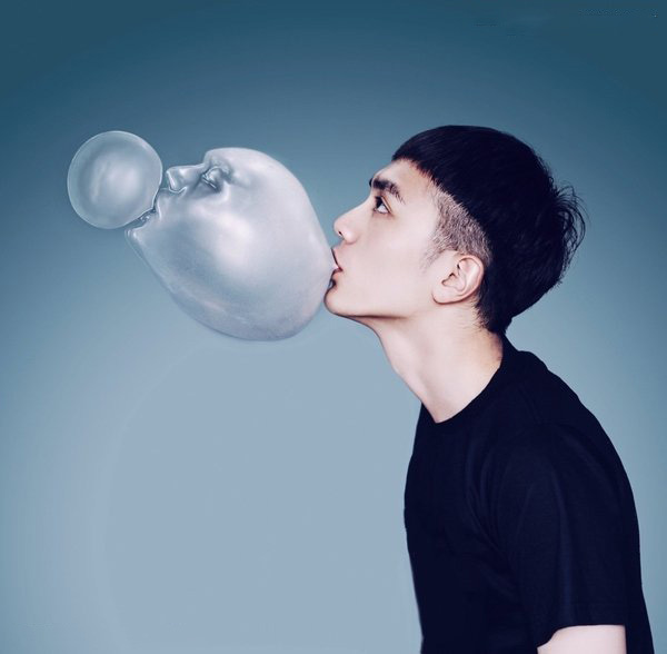 PS制作有趣的泡泡人像缩略图