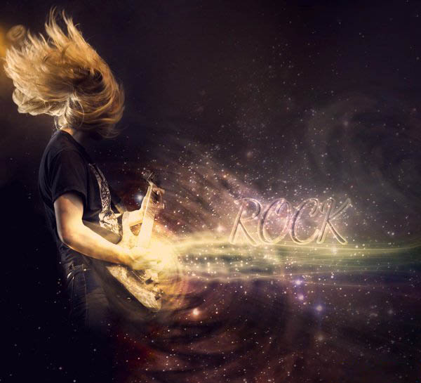 PS合成一张摇滚主题的海报缩略图