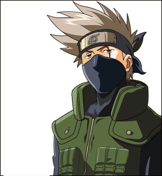 PS鼠绘火影人物卡卡西缩略图