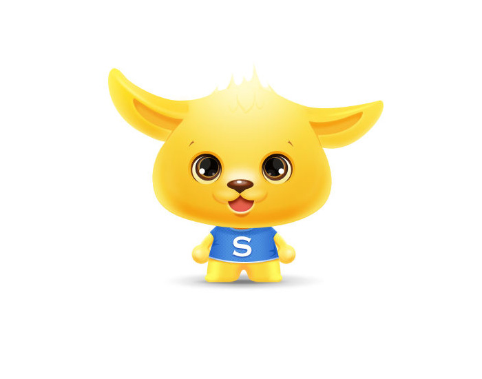 PS鼠绘一只卡通小黄狗缩略图