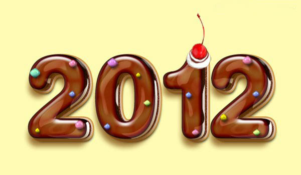 PS制作超美味的巧克力立体字缩略图