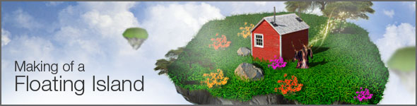 用PS打造“天空之城”效果缩略图