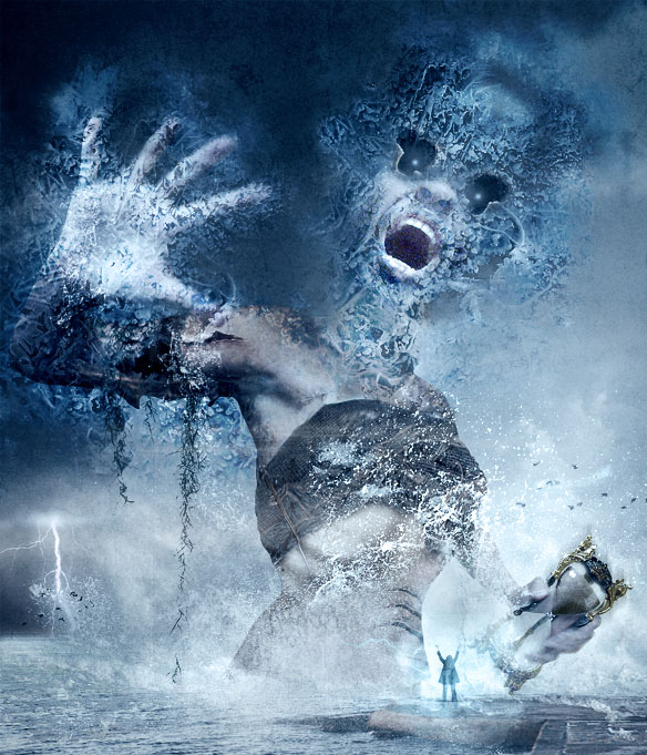 PS合成一张被冰冻的魔鬼效果图缩略图