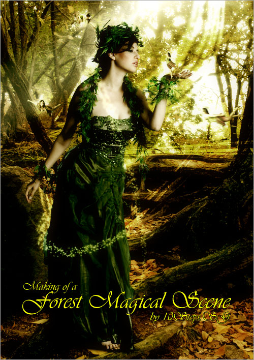 PS创建一个魔法森林场景缩略图