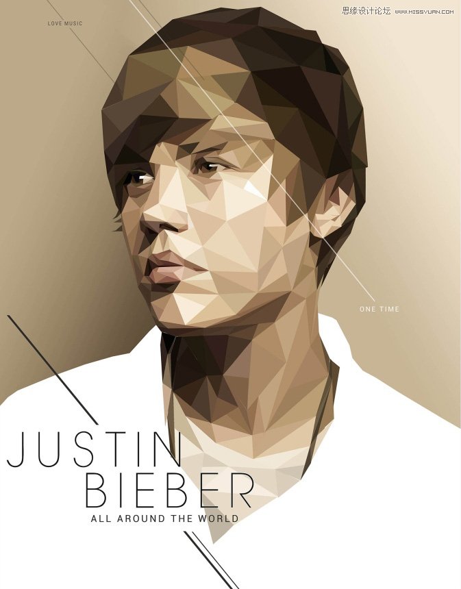 PS将人像做成立体多边形效果缩略图